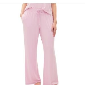Gap GapBody Women's Ribbed Drawstring Pajama Pants - Butterfly Lilac